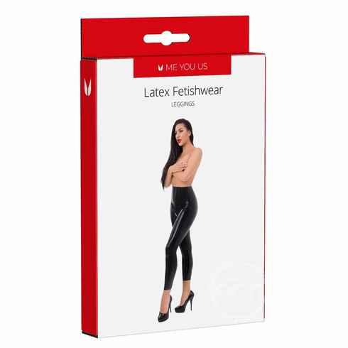 Me You Us Latex Leggings Black M Latex Leggings
