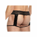 Men's Lace & Mesh Garter Panty Black