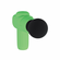 MicroBoost 10 Function Vibrating Rechargeable Silicone Massasger Green 4" Silicone