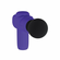 MicroBoost 10 Function Vibrating Rechargeable Silicone Massasger Purple 4" Silicone