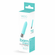 Mini Rechargeable Silicone Bullet Vibrator Turquoise 3.5" Silicone