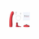 Mission 2 Silicone Rechargeable Dildo Red 5.5" Silicone App