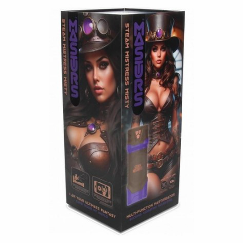 Misty Steam Mistress Rechargeable Multi Function Masturbator - Brown
