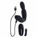 Mr. Prostate Rechargeable Silicone Vibrator with Remote Black 3.7" Silicone Remote