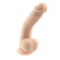 Natural Feel Flexskin Dildo Beige 9.2" TPE/TPR/ABS