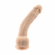 Natural Feel Flexskin Dildo Beige 9.2" TPE/TPR/ABS