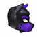 Neoprene Puppy Hood Black and Purple One Size