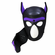 Neoprene Puppy Hood Black and Purple One Size