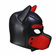 Neoprene Puppy Hood Black and Red One Size
