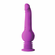 New York Rechargeable Silicone Gyro-Quake Dildo Purple 5.2" Silicone