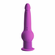 New York Rechargeable Silicone Gyro-Quake Dildo Purple 5.2" Silicone