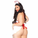 Nightshift Nurse Babydoll Set White/Red Plus Costumes