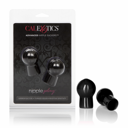 Nipple Play Advanced Nipple Suckers Black TPE/TPR/ABS