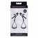 Noir Tuggable Nipple Clamps Black Adjustable