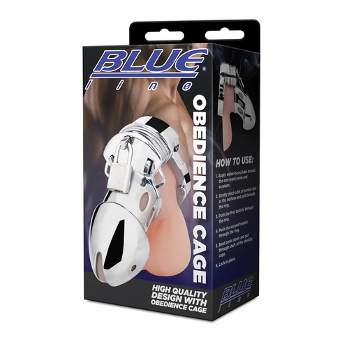 Obedience Cock Cage Silver One Size Stainless Steel