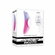 Paradise Rechargeable Silicone Panty Vibe with Remote Pink/Purple 4.2" Silicone Remote