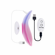 Paradise Rechargeable Silicone Panty Vibe with Remote Pink/Purple 4.2" Silicone Remote
