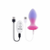 Paradise Rechargeable Silicone Plug Pink/Purple 3.5" Silicone Remote