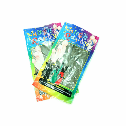 Party Balloons - Penis 8/pk Black