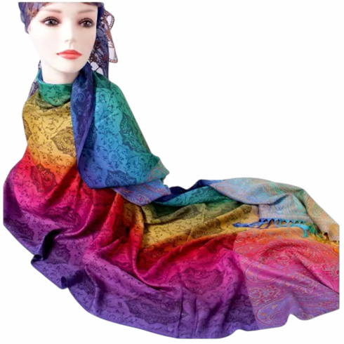 Pashmina Scarf/Cover Up Multicolor One Size
