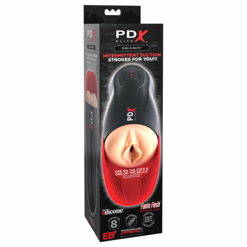 PDX Elite Fuck-O-Matic Stroker Black TPE/TPR/ABS