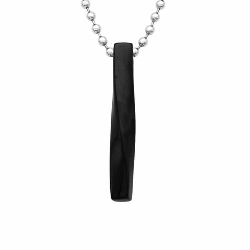 Pendant/Necklaces - Bar Black