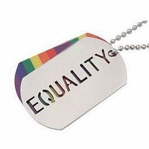 Pendants/Necklaces - Equality Rainbow Adjustable Dog Tag