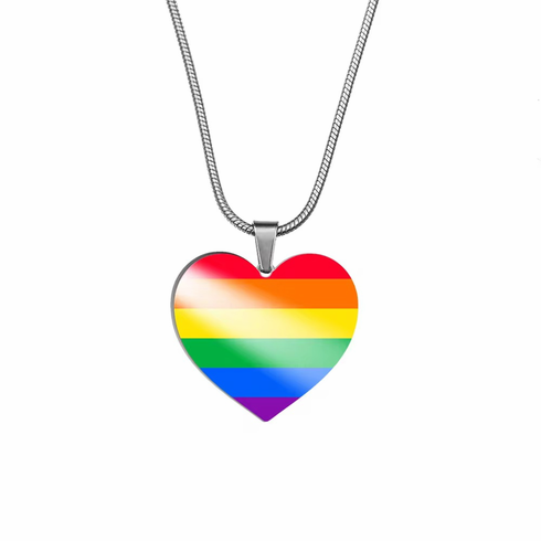 Pendants/Necklaces Rainbow Adjustable Charm Heart