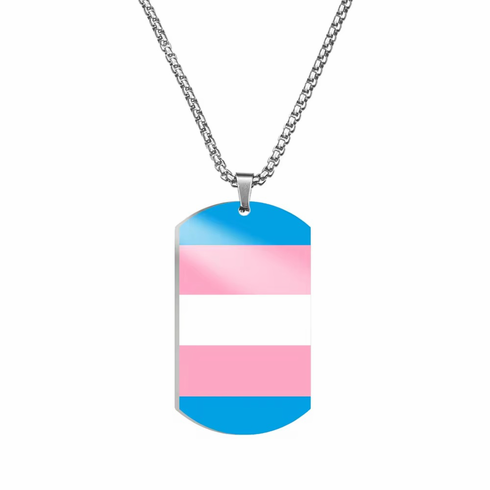 Pendants/Necklaces Trans Adjustable Dog Tag