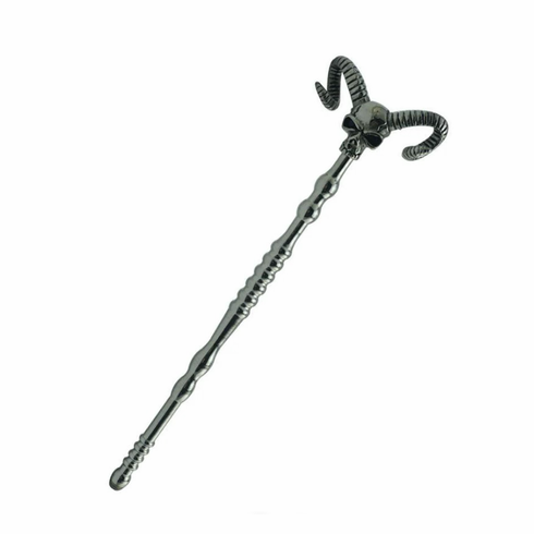 Penis Sound -  Demon with Cum Track Silver 5.5" Stainless Steel