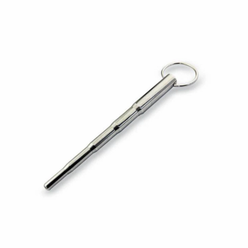 Penis Sound - Graduated Solid Plug Silver 5.25" Stainless Steel