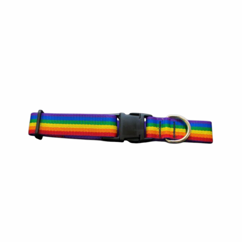 Pet Collars Rainbow L