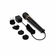 Petite Plug-In Wand Massager Black 9" Silicone