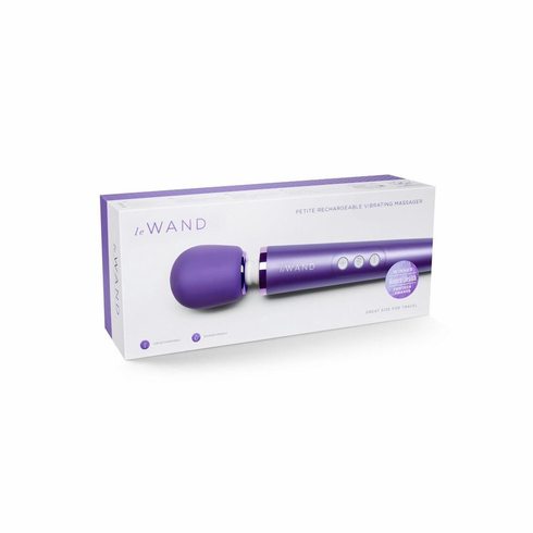 Petite Rechargeable Silicone Vibrating Massager Violet 9" Silicone