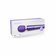 Petite Rechargeable Silicone Vibrating Massager Violet 9" Silicone
