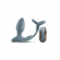 Pinnacle Rechargeable Silicone Prostate Stimulator with Remote  Gray 3.7" Silicone Remote