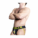 PissPig 3D Rubber Urinal Jockstrap Black/Yellow