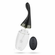 Platinum Aqua Jet Rechargeable Silicone Anal Douche with Remote Clear 15 oz Remote