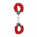 Pleasure Furry Handcuffs Red One Size