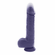 Pleasure Rider Rechargeable Silicone Thrusting Vibrating Dildo with Remote Purple 8.7" Silicone Remote