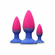 Pleasures Trainer Silicone Anal Plug Kit - 3 pc Set Bi Silicone