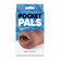 Pocket Pals Mouth Stroker Brown 3.8" TPE/TPR/ABS