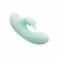 Polynesia Rechargeable Silicone Dual Vibrator Teal 4" Silicone