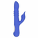 Pop Goes The O Rechargeable Silicone Triple Motor Thrusting Rabbit Vibrator Blue 9.7" Silicone