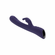 Poppin' Good Time Rechargeable Silicone Rabbit Vibrator Purple 5.25" Silicone