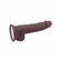 Power of Cock #4-Dual Density Realistic Dildo Brown 8" Silicone
