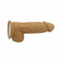 Power of Cock #6-Dual Density Realistic Dildo Caramel 8.5" Silicone