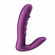 Pressure Sensing App Controlled Rotating G-Spot Vibrator & Clitoral Stimulator Purple 6.1" Silicone App