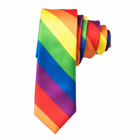 Pride Neckties Rainbow 58" x 2"