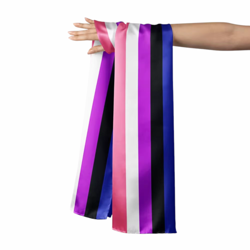Pride Scarf/Sash Genderfluid 53"